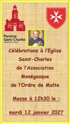 Célébration Ordre de Malte Monégasque