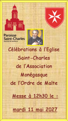 Célébration Ordre de Malte Monégasque