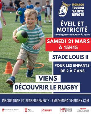 Animations rugby à l'occasion du Tournoi Sainte Dévote