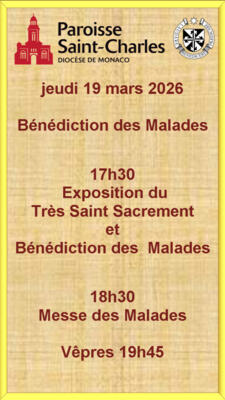 Bénédiction des Malades