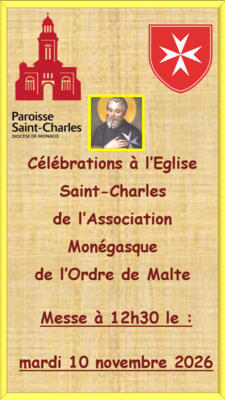 Célébration Ordre de Malte Monégasque