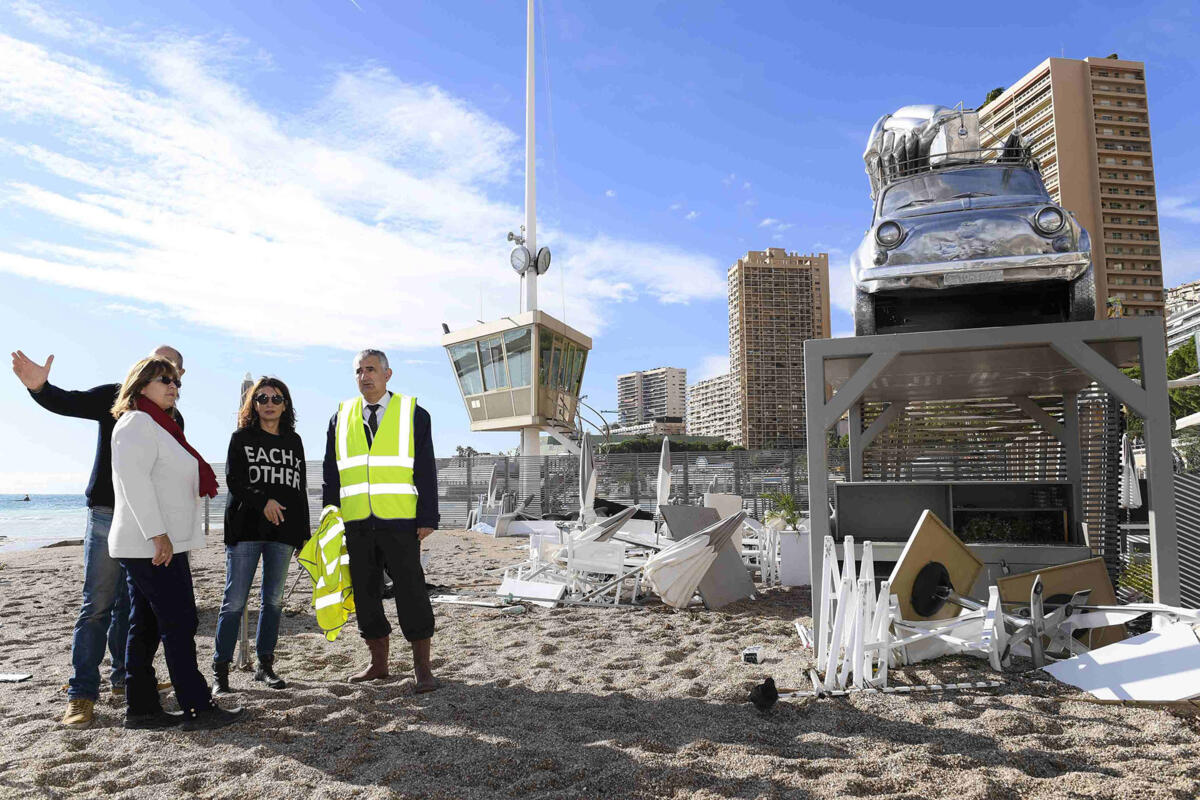 Coup de mer sur le littoral monégasque : mobilisation du Gouvernement