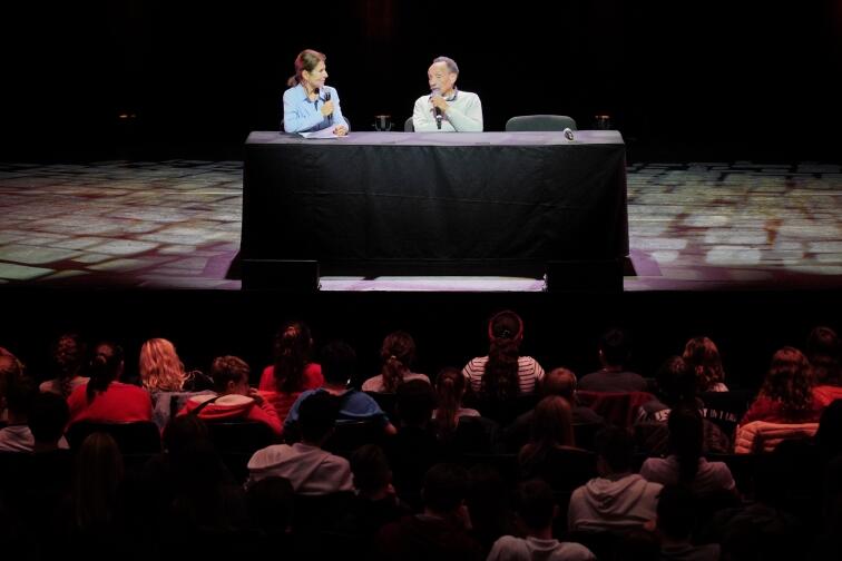 Pierre Rabhi à la rencontre des élèves de la Principauté