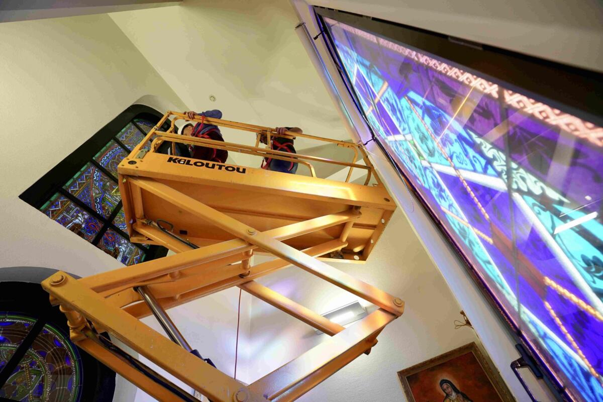 Nouvel éclairage pour les vitraux de la Chapelle des Carmes