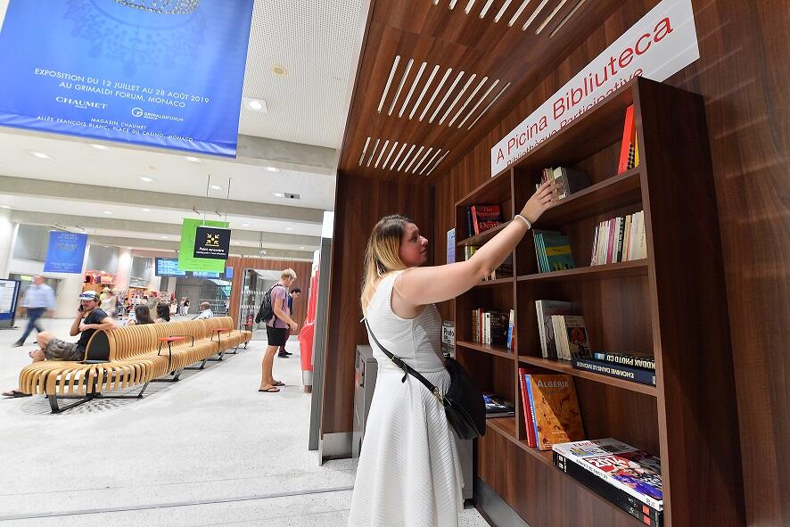 Une nouvelle bibliothèque participative en gare de Monaco