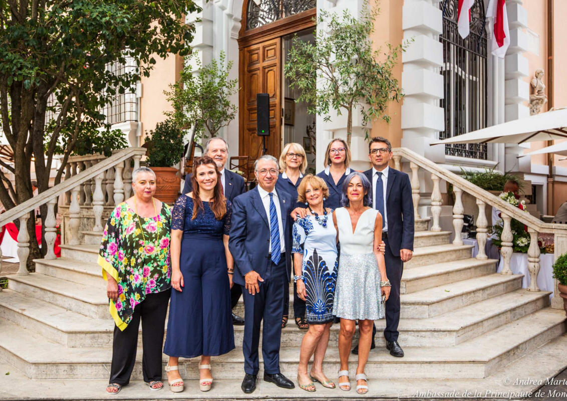 Réception officielle à l’Ambassade de Monaco en Italie