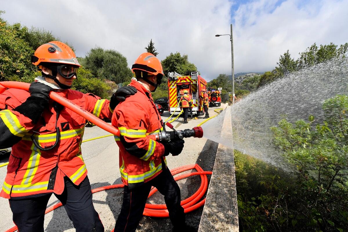 Lutte contre les feux de forêts Les Sapeurs-Pompiers de Monaco toujours prêts à intervenir