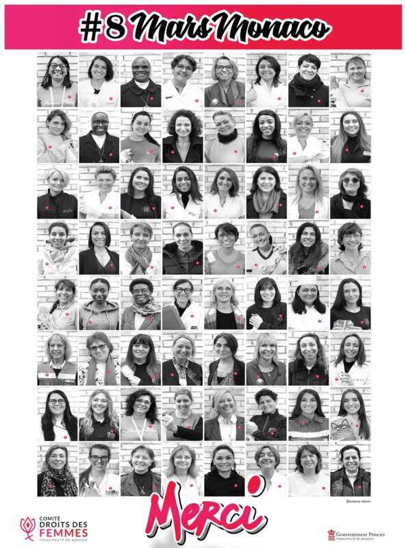 Une vidéo pour remercier les femmes qui ont participé à l’opération #8MarsMonaco