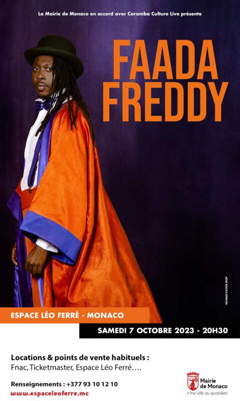 Faada Freddy en concert à l’Espace Léo Ferré Monaco