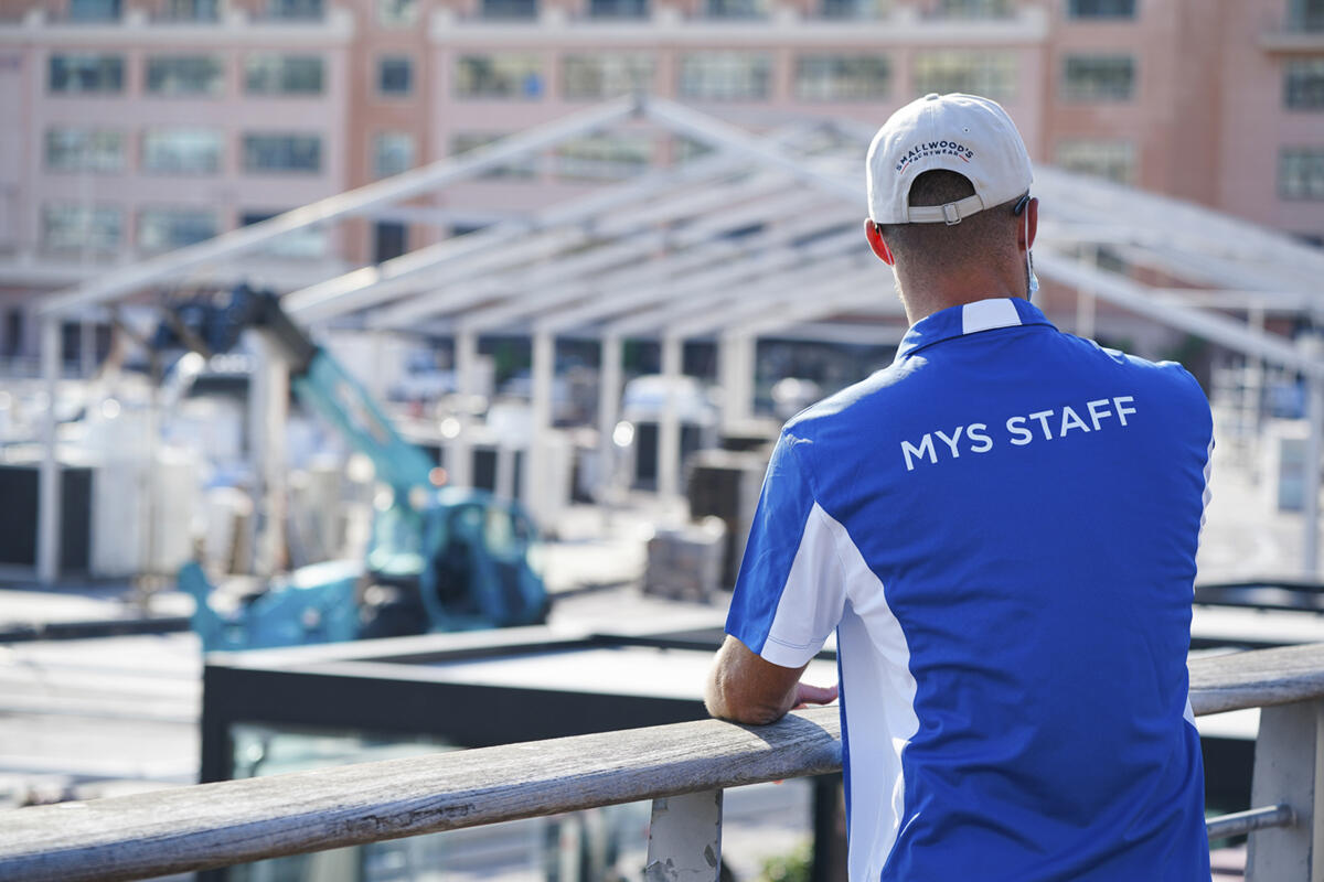 Monaco Yacht Show 2024 : montage des installations