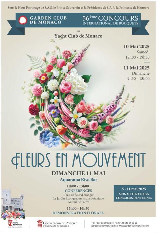 56ème édition du Concours International de Bouquets : « Fleurs en mouvement »