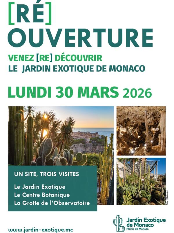 Réouverture du Jardin Exotique de Monaco après 6 ans de travaux