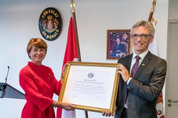 Inauguration du nouveau Consulat de Monaco à Düsseldorf