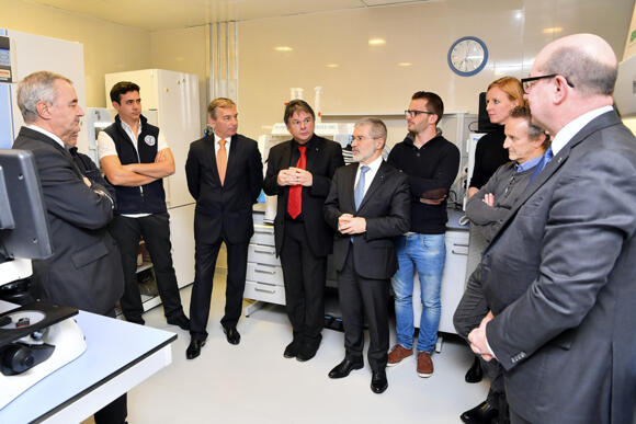 Visite de deux Conseillers Ministres au Centre Scientifique de Monaco