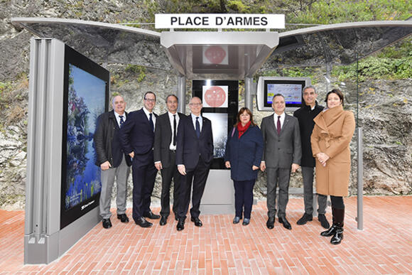 Monaco installe des Abri-voyageurs : Smart