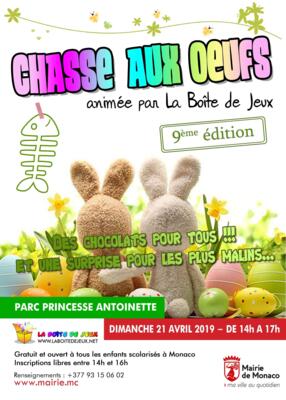 Double animation au Jardin Exotique de Monaco et au Parc Princesse Antoinette pour Pâques