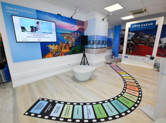 Un nouvel espace d’accueil CÔTE d’AZUR FRANCE et VISIT MONACO inauguré à l’Aéroport de Nice