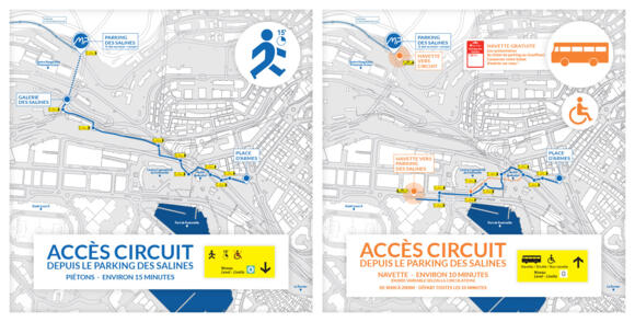 Courses automobiles : Le parking des Salines prêt à accueillir les spectateurs