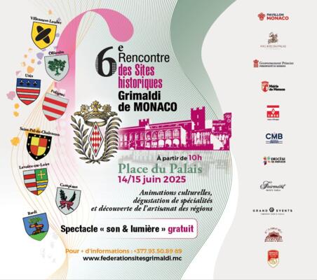 6ème Rencontre des Sites Historiques Grimaldi de Monaco