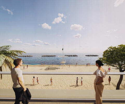 Larvotto : lancement des travaux de protection de la plage