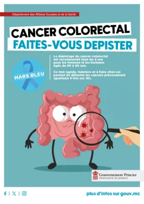 Mars Bleu, mois de sensibilisation et de mobilisation contre le cancer colorectal