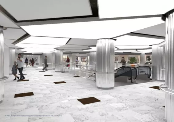 Le projet d’embellissement du Centre Commercial de Fontvieille se dévoile pour démarrer le mois prochain