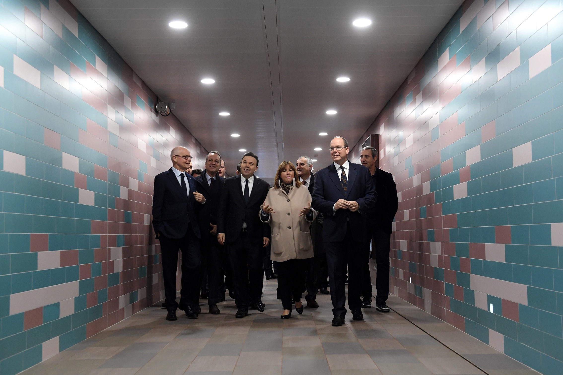 Inauguration du nouvel accès piéton souterrain à la Gare de Monaco 2 Manuel Vitali Dircom
