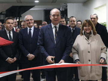 Inauguration du nouvel accès piéton souterrain à la Gare de Monaco