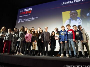 Festival Le Temps Presse : des élèves de Monaco à Paris pour la remise des prix de la 8ème édition