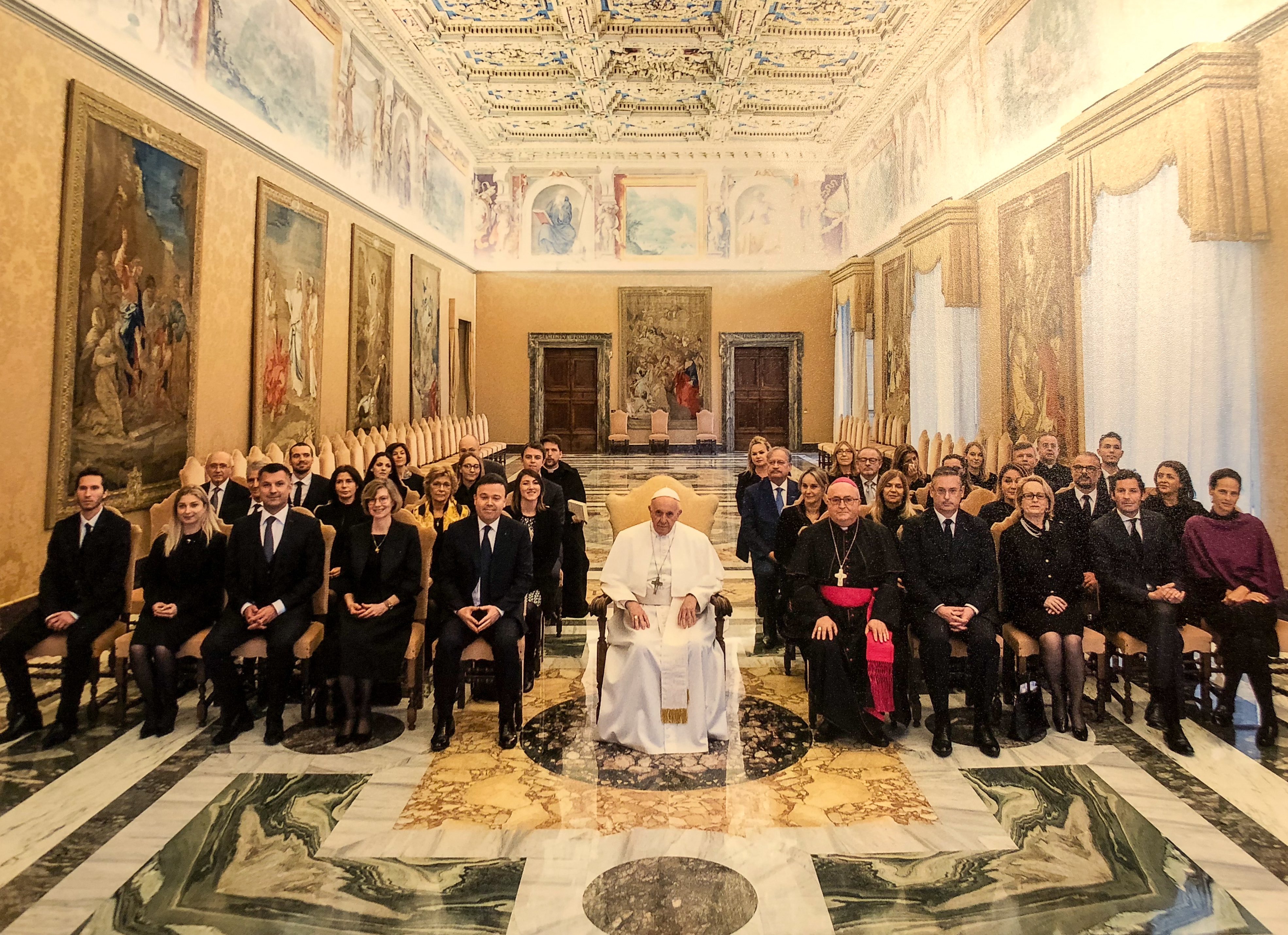 Voyage détudes au Vatican Délégation Monégasque 2