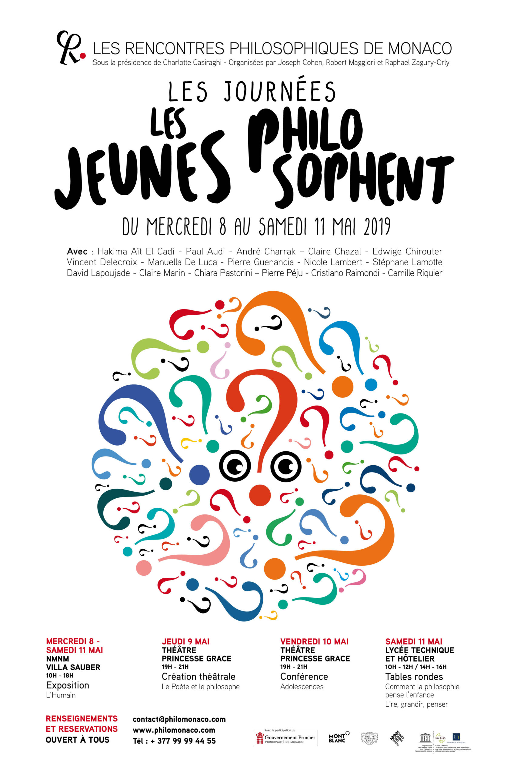 Affiche Les Jeunes philosophent 8 11 mai 2019