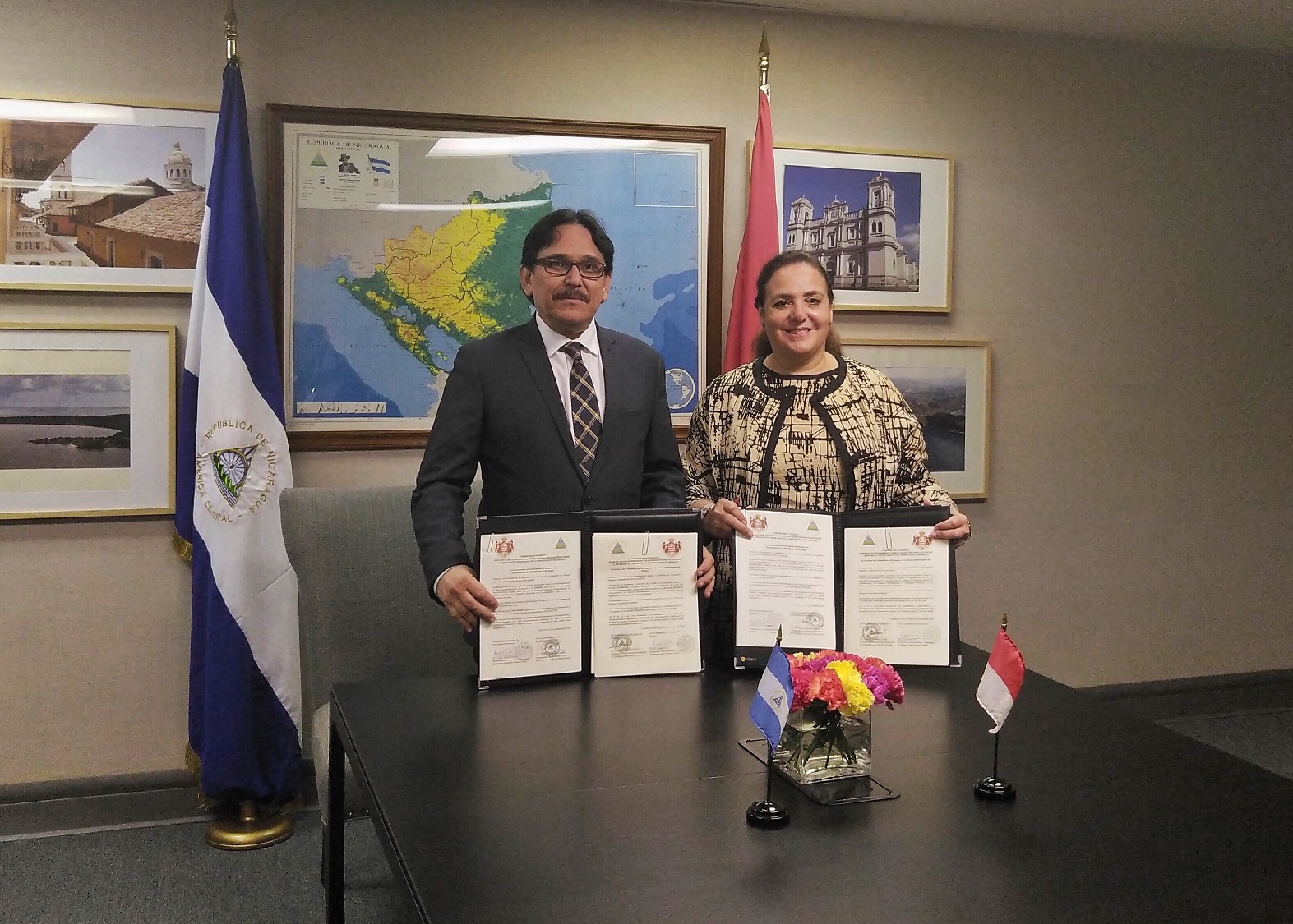 Ouverture des Relations diplomatiques Monaco Nicaragua