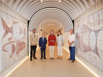 Inauguration des décors sous-marins de Roger Capron